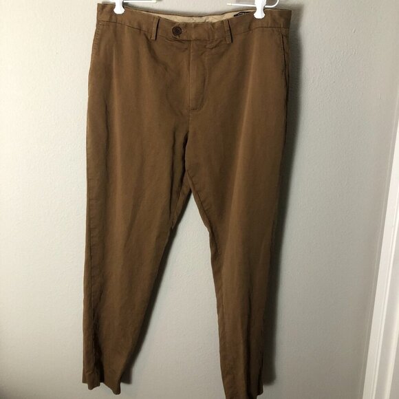 BANANA REPUBLIC Italian Cotton Linen Suit Pant - 36R 809143 - Picture 3 of 7